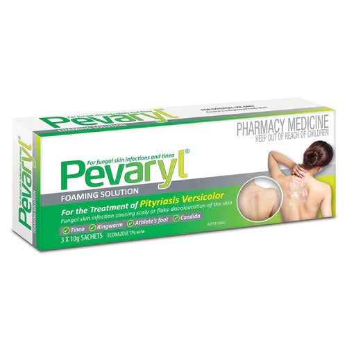 PEVARYL Foam Sol. 1% 10X3pk