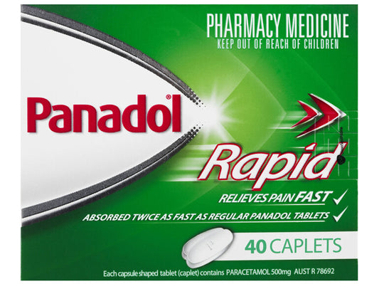 PANADOL Rapid Caplet 40s