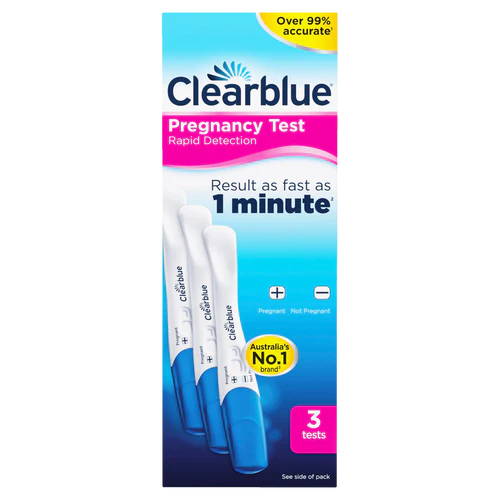 CLEARBLUE Visual Rap Det Preg Tst3pk