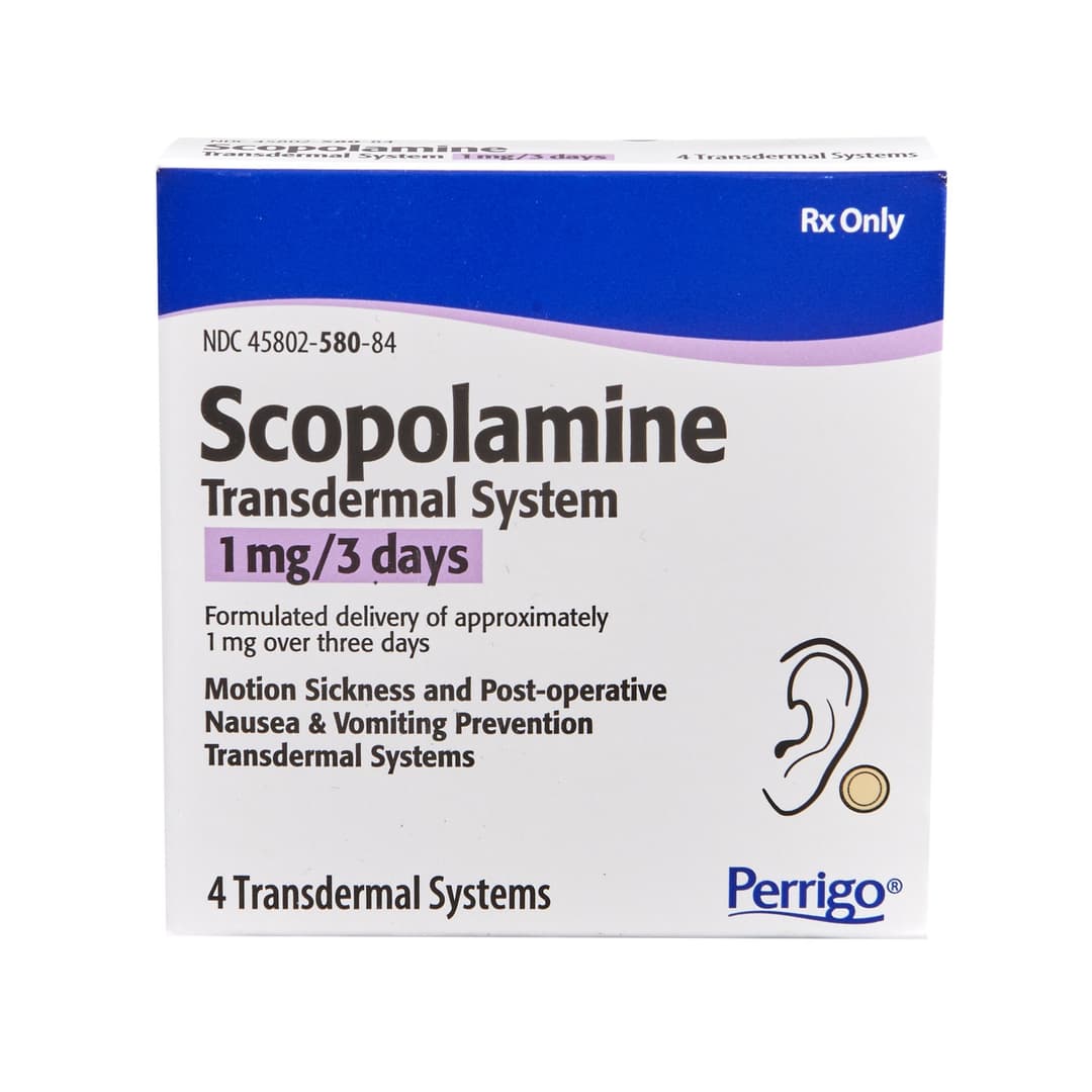 Scopolamine (Substitute brand to Scopoderm) TTS 2pk