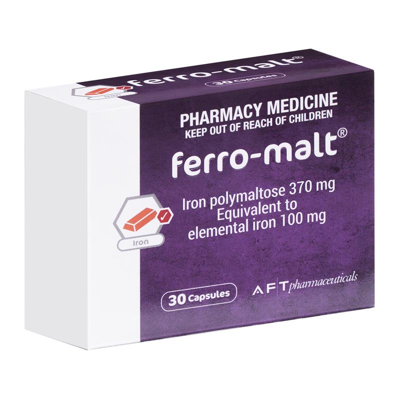 FERRO-MALT Capsules 100mg 30s