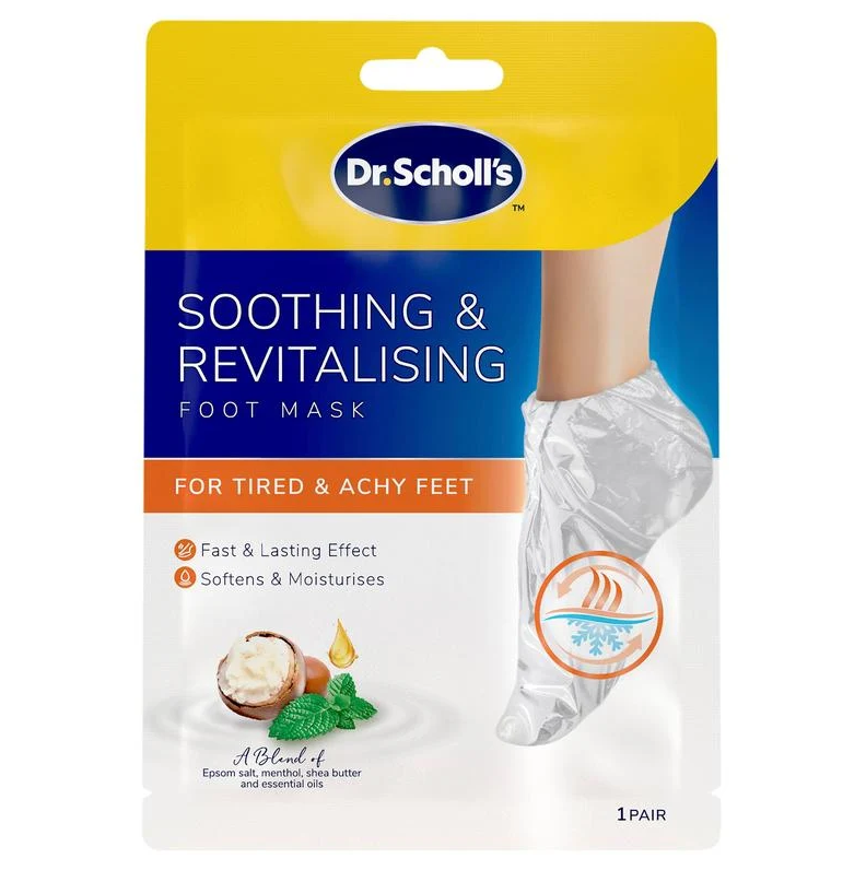Scholl Soothing and Revitalising Foot Mask 1ea