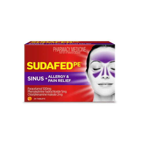 SUDAFED PE D&N Relief Sinus 24pk