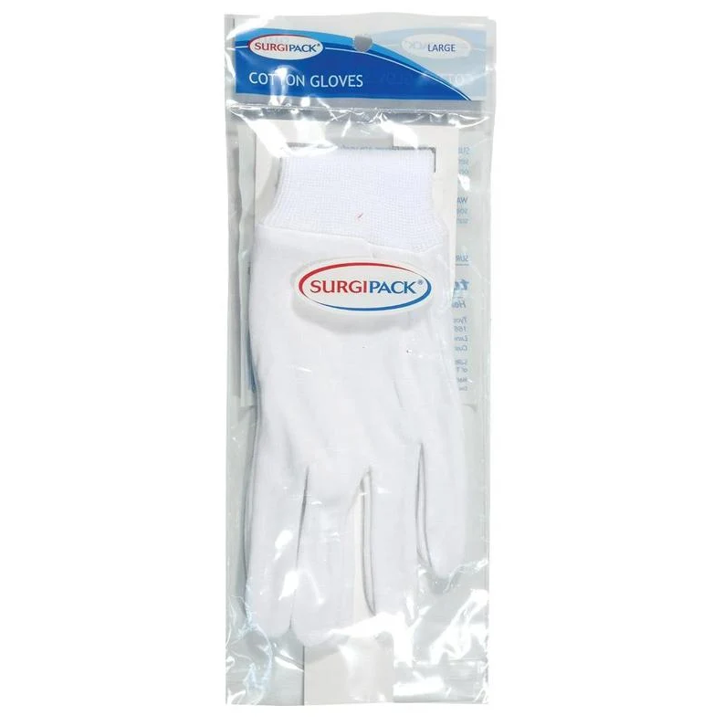 Surgipack Gloves Cotton Reg H/Hands Large