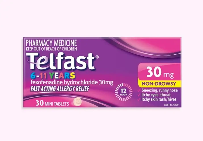 TELFAST 6-11 Years 30mg 30 Mini Tabs